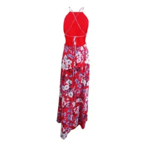Fame And Partners Women's Floral-Print Halter Maxi Dress - Picture 6 of 13